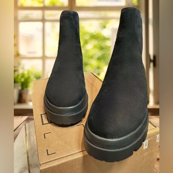 L'Amour Des Pieds $295 Neyna Boots Booties Black Size 11 - Picture 9 of 10